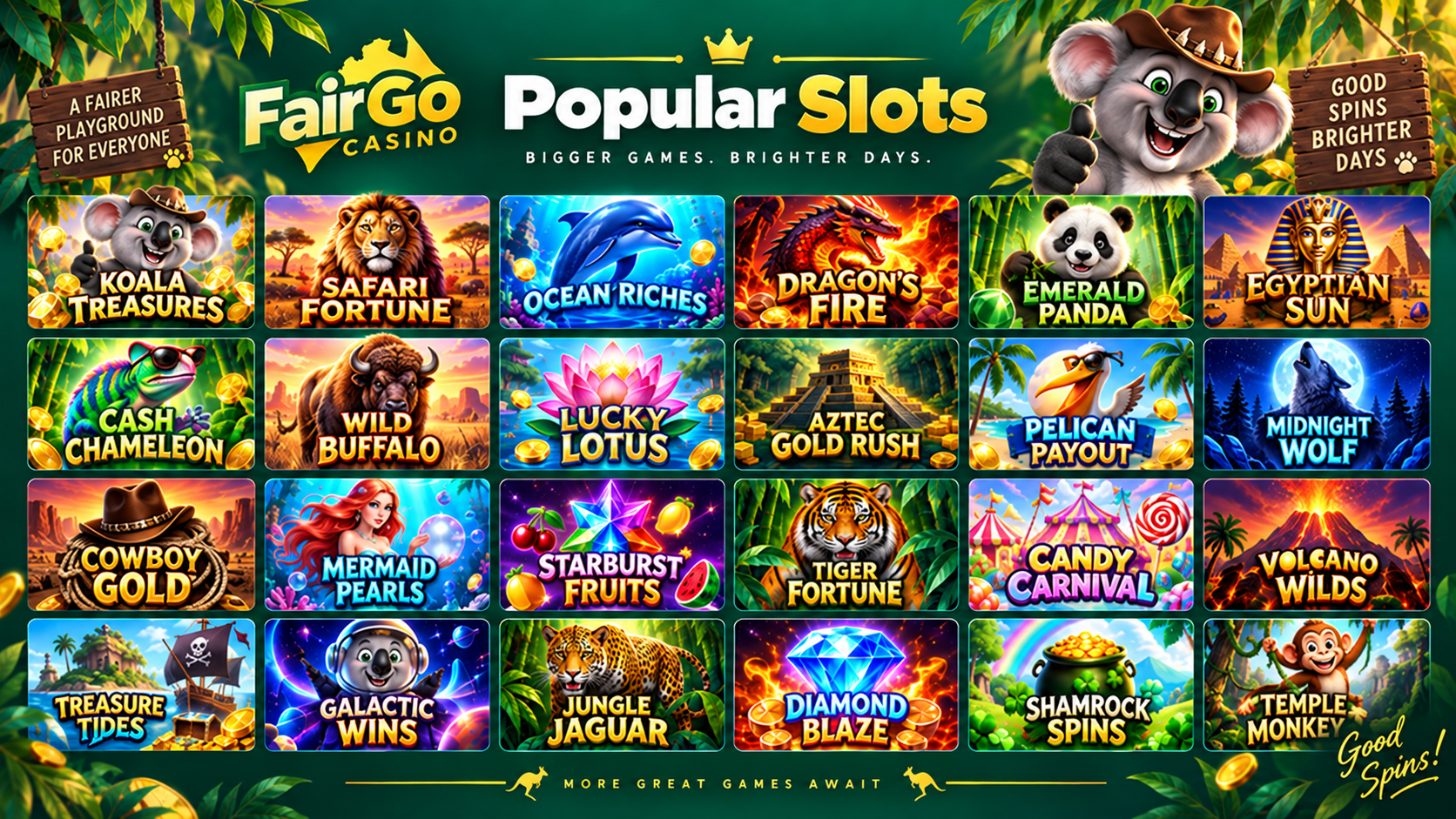Fairgo Casino slots collection